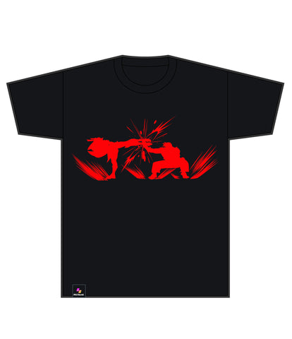 PARRY SILHOUETTE TEE | LEGENDS EDITION (Red on BLACK TEE)