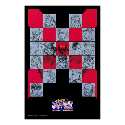 Super Street Fighter II Turbo Poster (24 x 36")